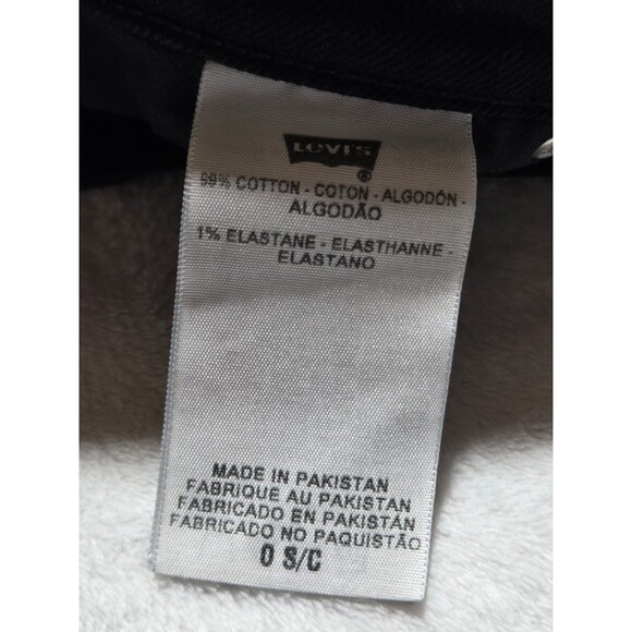 Levi’s 531 Skinny Jeans Womens Tag Size 0 S/C Black Low Rise Denim - Picture 7 of 13